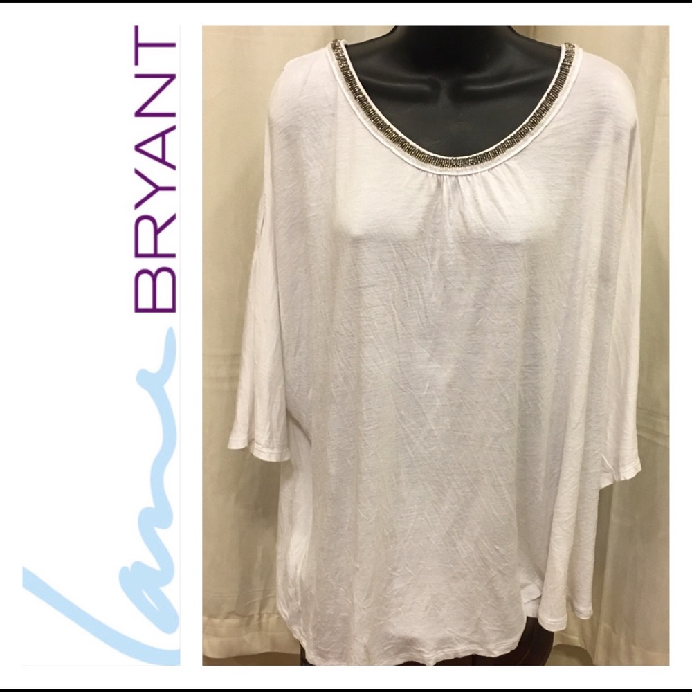 Lane Bryant white Shirt Size 22/24